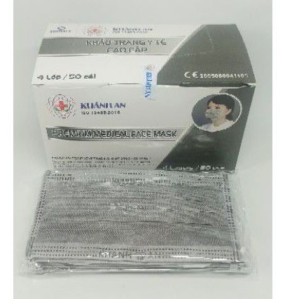 50 cái khẩu trang xám Khánh An