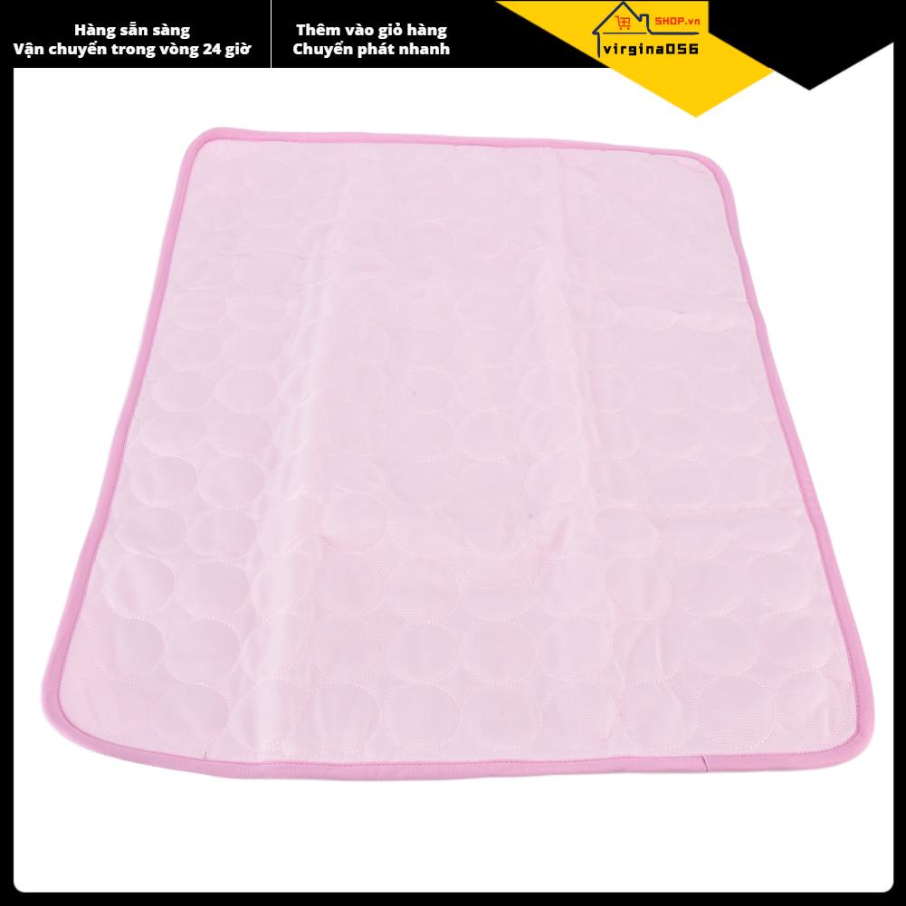 Virgina056 Thảm làm mát cho thú cưng Tấm bằng lụa băng thoáng khí chó mèo Cũi xe ô tô ngoài trời Ghế dài sàn