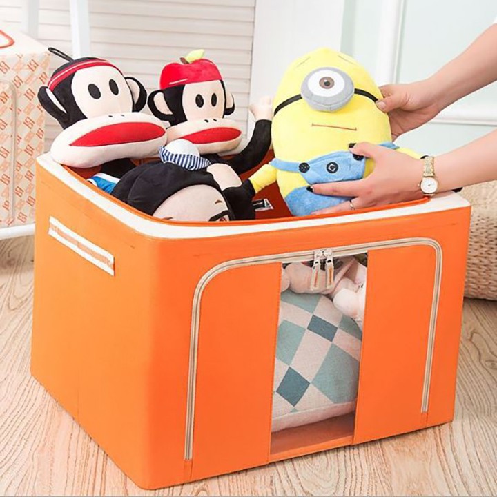 TÚI VẢI ĐỰNG CHĂN MỀN QUẦN ÁO BẰNG CÓ KHUNG THÉP CAO CẤP CHỐNG THẤM NƯỚC CHỐNG BÁM BẨN CỰC BỀN ĐẸP