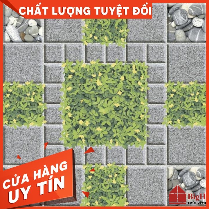Gạch lát sân vườn cao cấp 50x50 Vitto 3782 .Bề mặt sugar , chống trơn trượt- Vật liệu xây dưng BigH
