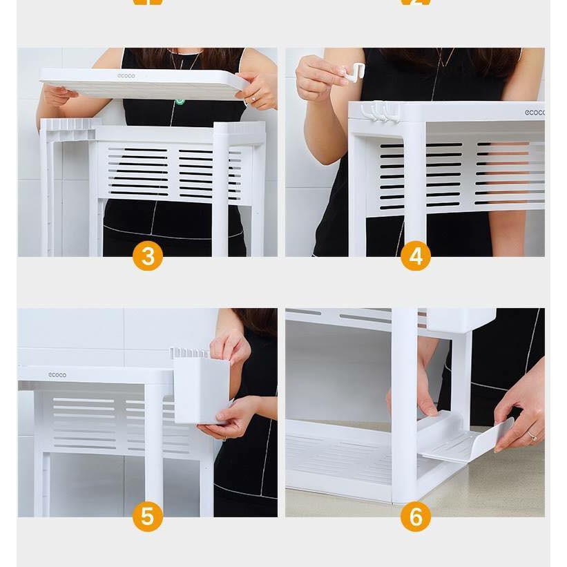 Kệ gia vị 2 tầng thương hiệu Ecoco | BigBuy360 - bigbuy360.vn