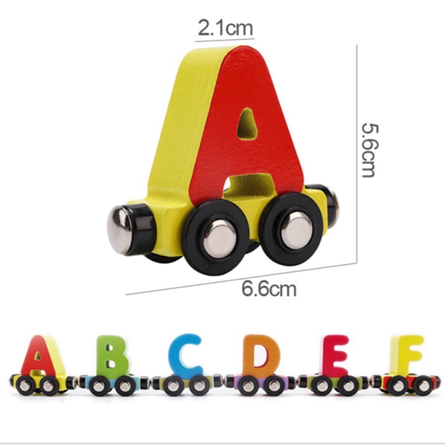 TÀU HỎA CHỮ CÁI - CHỮ SỐ NAM CHÂM CAO CẤP
