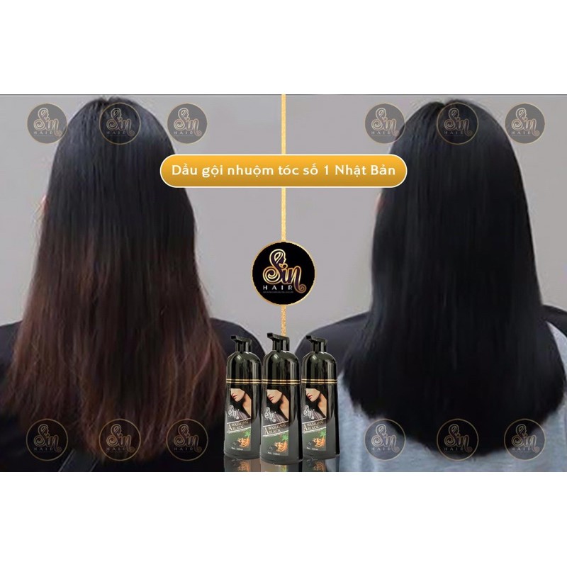 GỌI LÀ ĐEN- Dầu gội phủ bạc SHINHAIR Đen