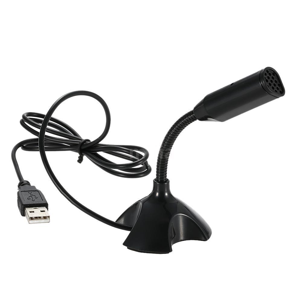 Microphone USB điều chỉnh được 360° hỗ trợ thu âm chat bằng giọng nói dành cho máy tính để bàn