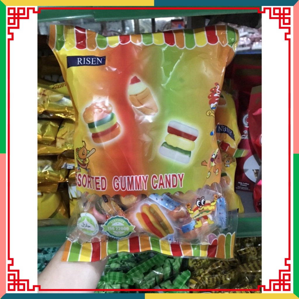 HOT LIKE Kẹo dẻo hình fashfood Gummy Candy Risen Mỹ 350g