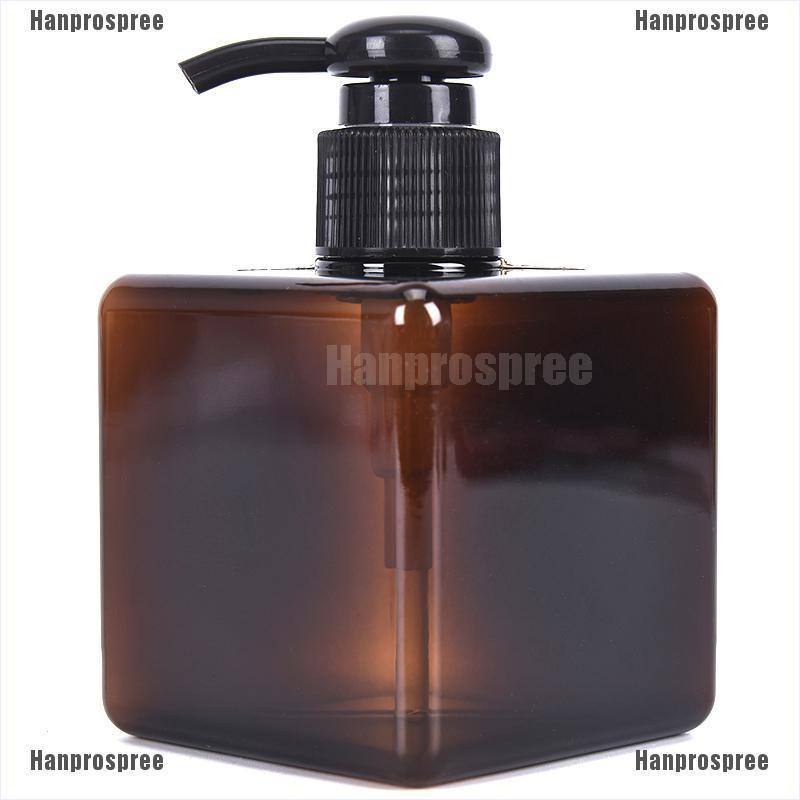 Chai Nhựa Rỗng Hình Vuông 250ml Đựng Dầu Gội Sữa Tắm Tiện Dụng