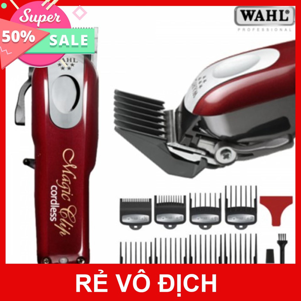 TÔNG ĐƠ WAHL CORDLESS MAGIC CLIP ĐỎ 2019