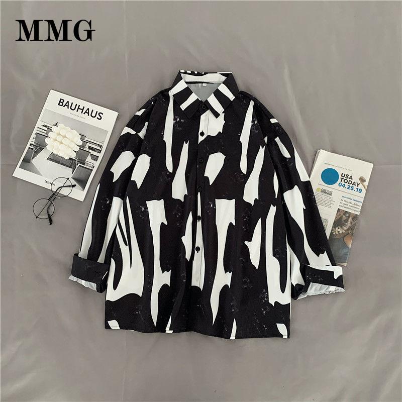 ❡┋Áo Sơ Mi Tay Dài Dáng Rộng Màu Sắc Nổi Bật Phong Cách Harajuku Thời Trang Mùa Thu Cho Nữ size s 200