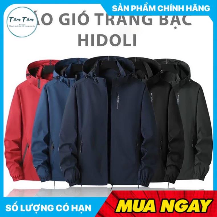 [HCC], Áo khoác gió nam 2 lớp cao cấp HIDOLI, Áo gió nữ 2 lớp chống nước chống gió, Chất siêu đẹp.