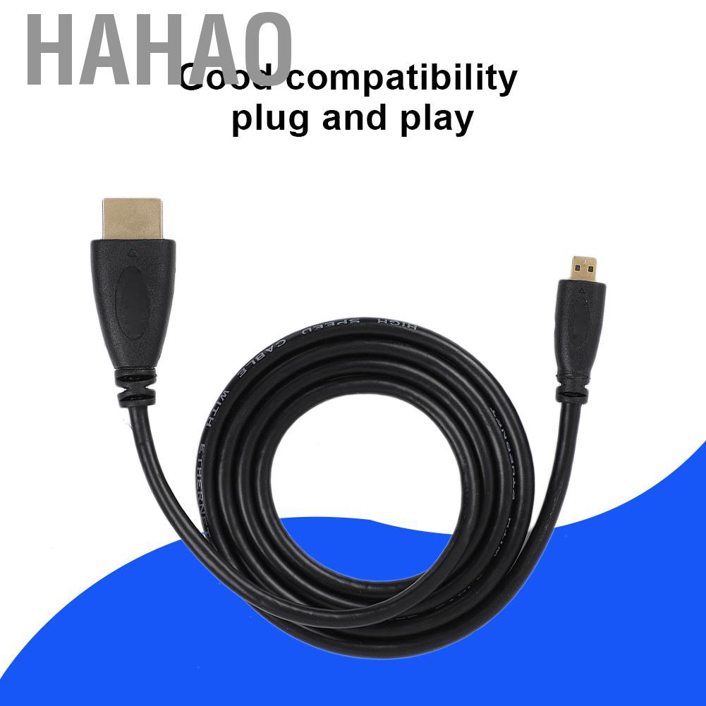 Dây Cáp Chuyển Đổi Hahao Micro Sang Hdmi 1440p / 1080p / 1080i / 720p / 480p Cho Raspberry Pi 4b