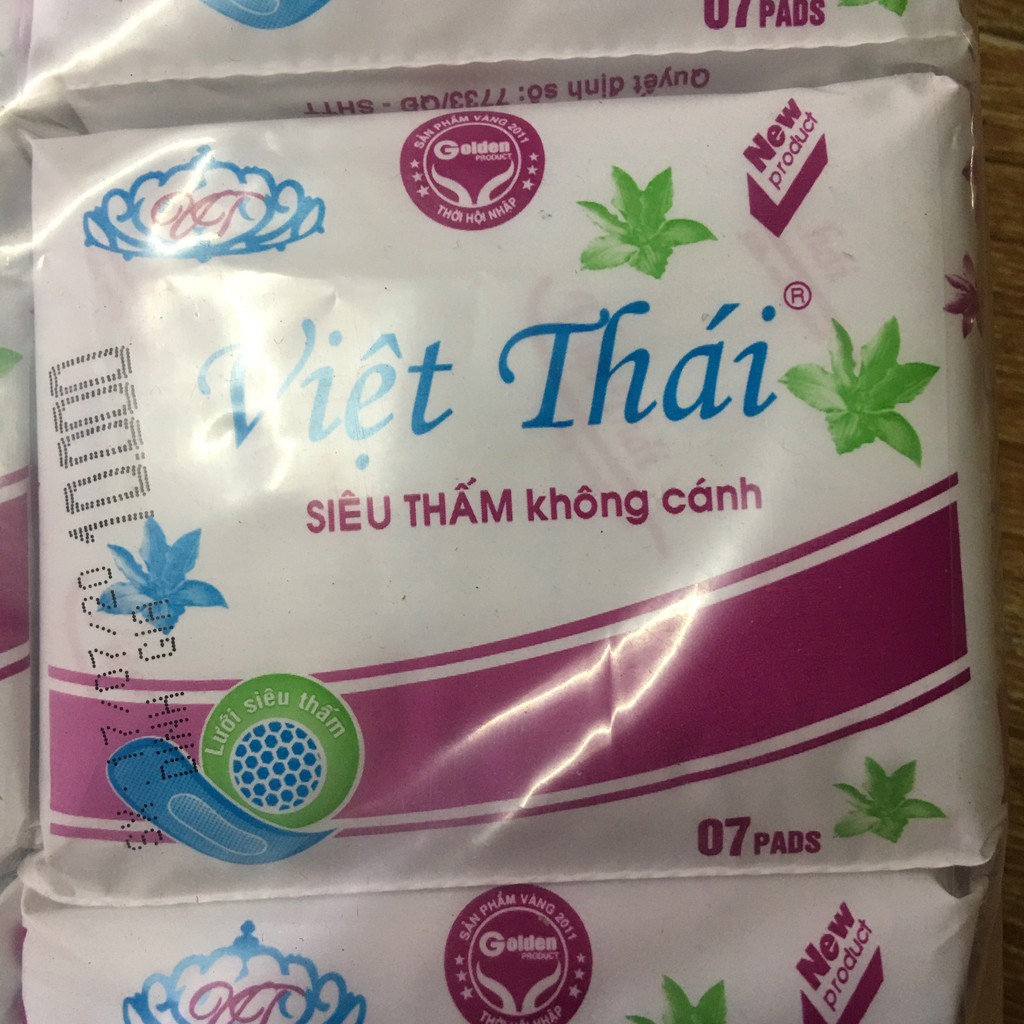 10 gói băng vệ sinh Việt Thái( có cánh và Ko cánh)