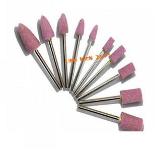BỘ ĐÁ MÀI HỒNG TRỤC 3,17 PHI 4-10MM