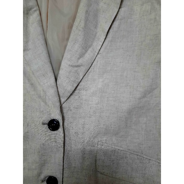 Sale áo vest linen from rộng xuất Âu