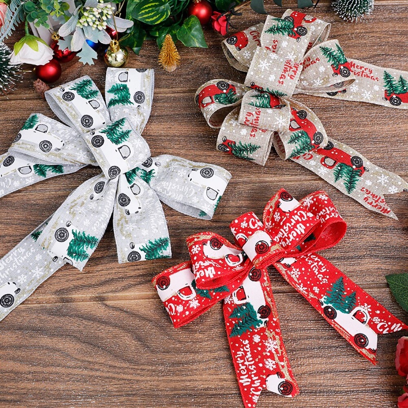 Cuộn Dây Ruy Băng 3M Nhiều Màu Sắc Dùng Trang Trí Giáng Sinh