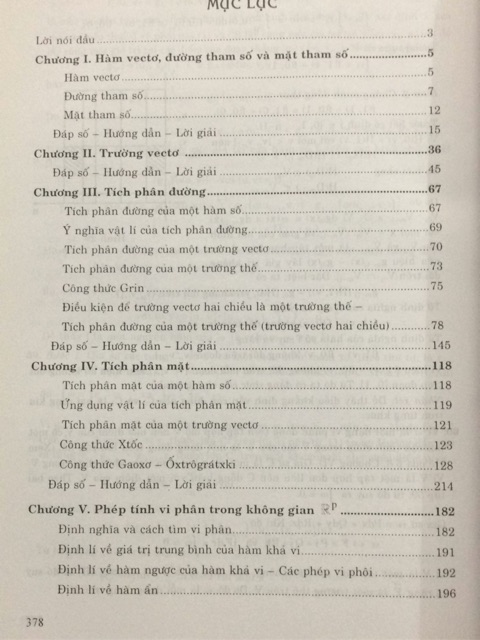 Sách - Bài tập Giải tích Vectơ