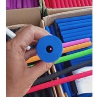 Mút Eva Cứng Màu Trung Tâm / Lỗ Thẳng Dài 50cm