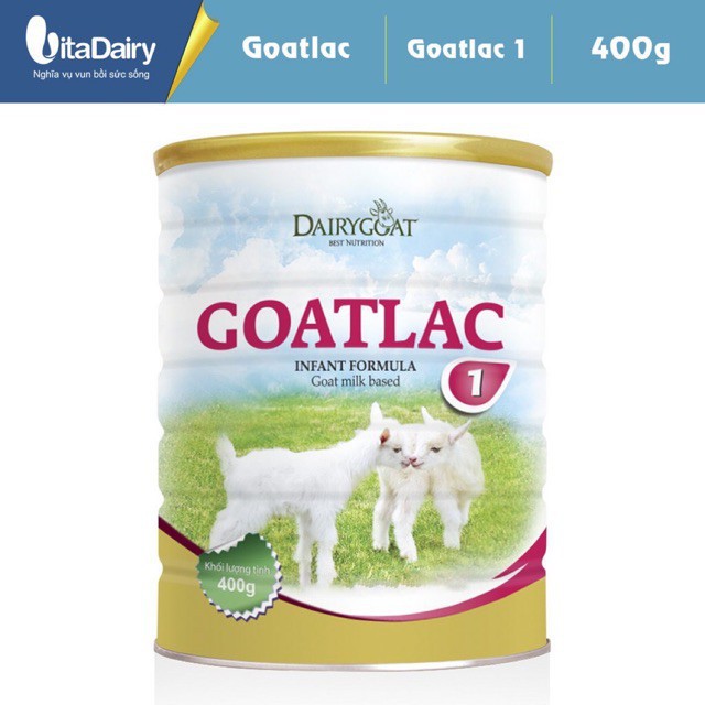 Sữa Dê Goatlac Số 1 Cho Trẻ Từ 0-6 Tháng 400g