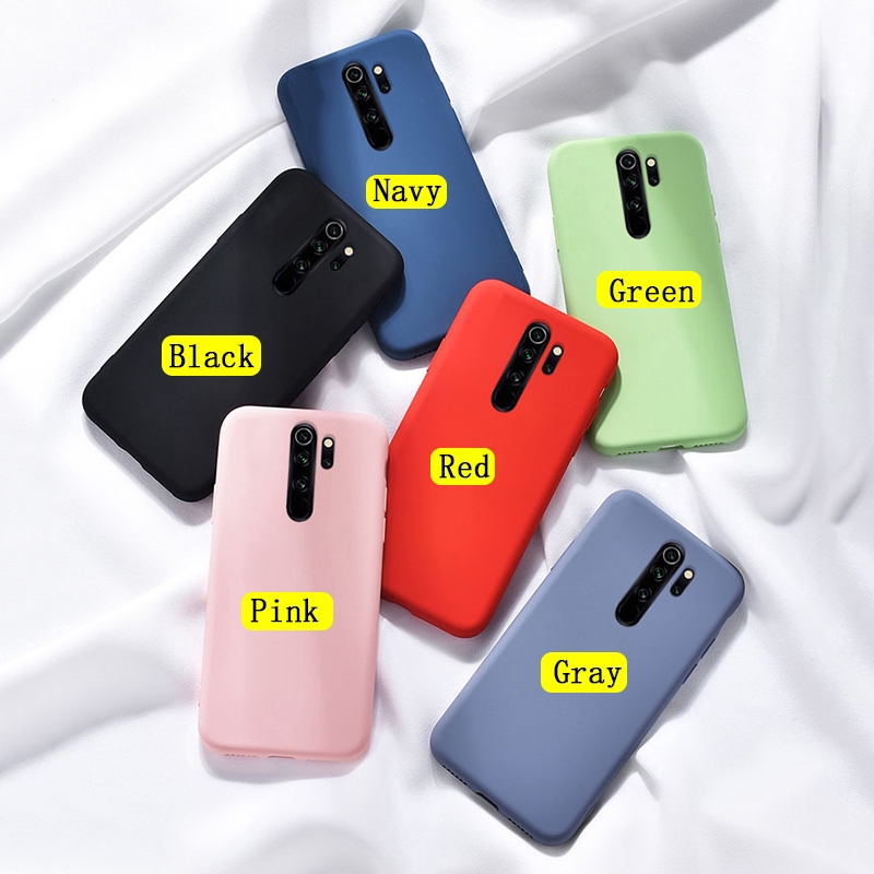 Ốp điện thoại silicon siêu mỏng màu trơn cho Xiaomi Redmi Note 8 Pro Redmi 8 8A