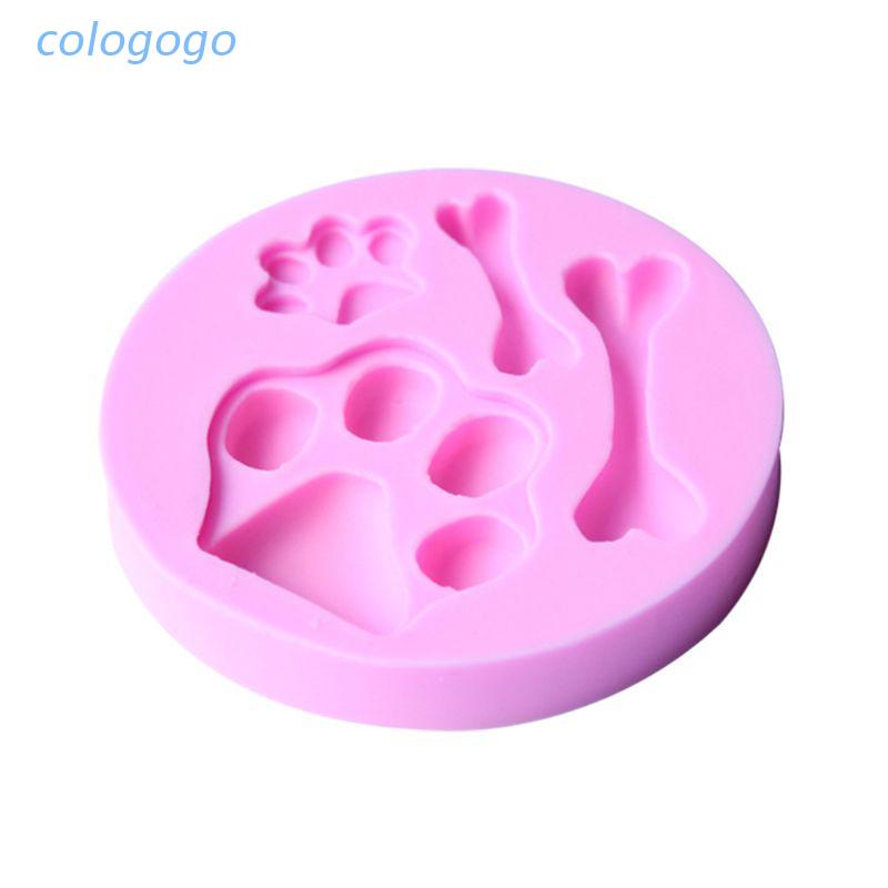 Khuôn Silicone Làm Bánh Hình Chân Chó Đáng Yêu