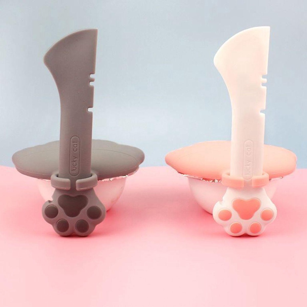Dụng Cụ Mở Nắp Lon / Hộp Thức Ăn Bằng Silicone Đa Năng Có Thể Tái Sử Dụng Cho Thú Cưng