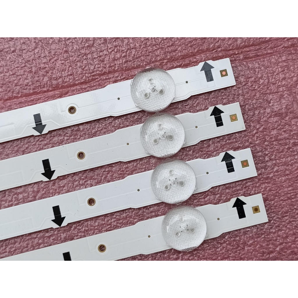 THANH LED TIVI SAMSUNG 32H4100 32J6300 HÀNG ZIN HÃNG MỚI 100%, BỘ 3 THANH, MỖI THANH 7 BÓNG 3V, DÀI 64,8cm. SAMSUNG_2014