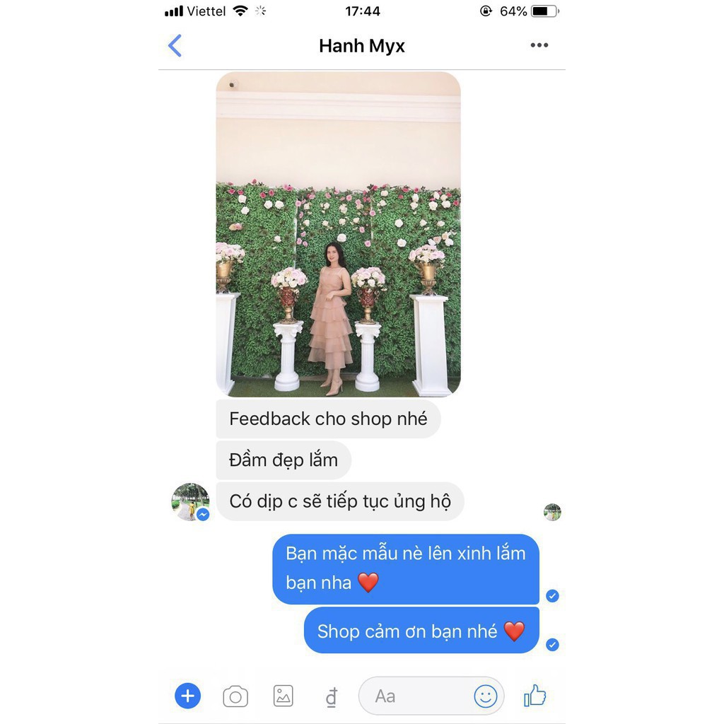 [ xả kho ] MiD Đầm be 2 dây ngọc V1081 Mie Design ảnh thật