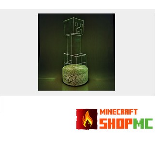 Đèn Led 3D Minecraft – Điều khiển từ xa