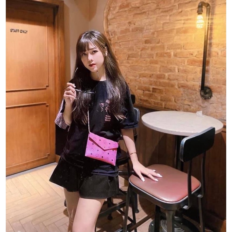 Túi gift MCM auth các màu mix luôn xích ful box