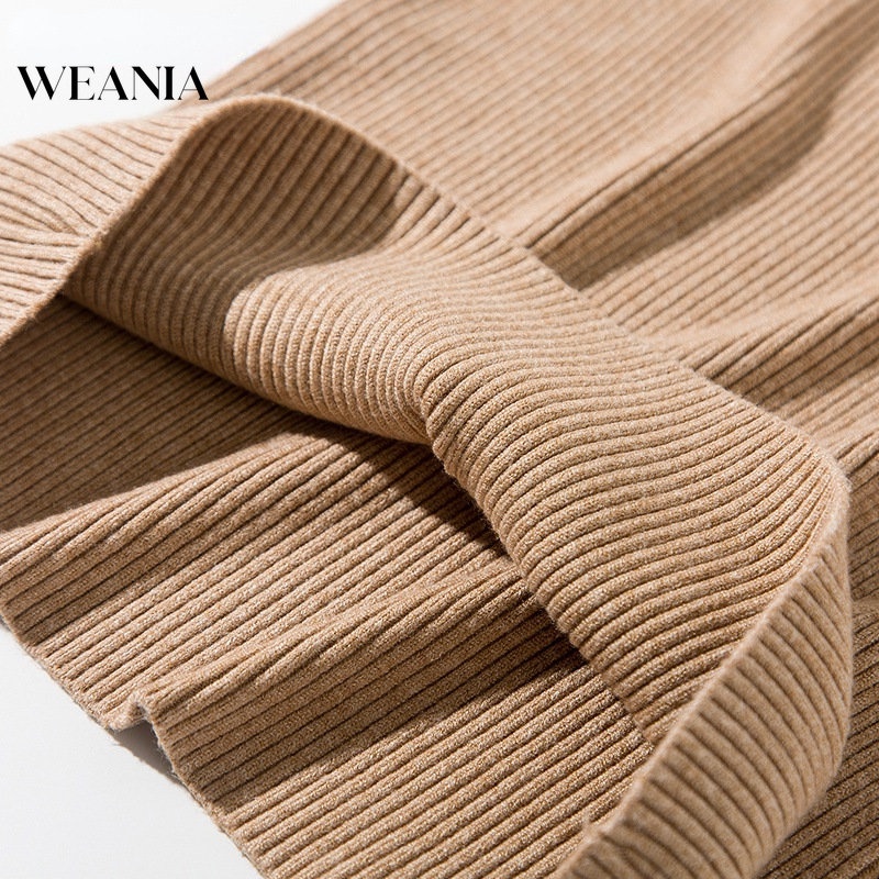 Áo Sweater Dệt Kim Mỏng Cổ Lọ Có 23 Màu Thời Trang Cho Nữ