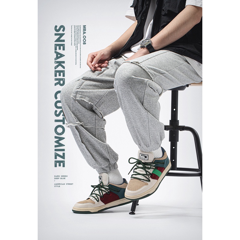 Giày thể thao trượt ván MADEN thoáng khí phong cách hip hop đường phố thời trang mùa hè 2022 trẻ trung