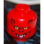 Phụ kiện Iego 6 : Đầu màu, gương mặt 1 sắc hoặc 2 sắc - Minifigure, Head