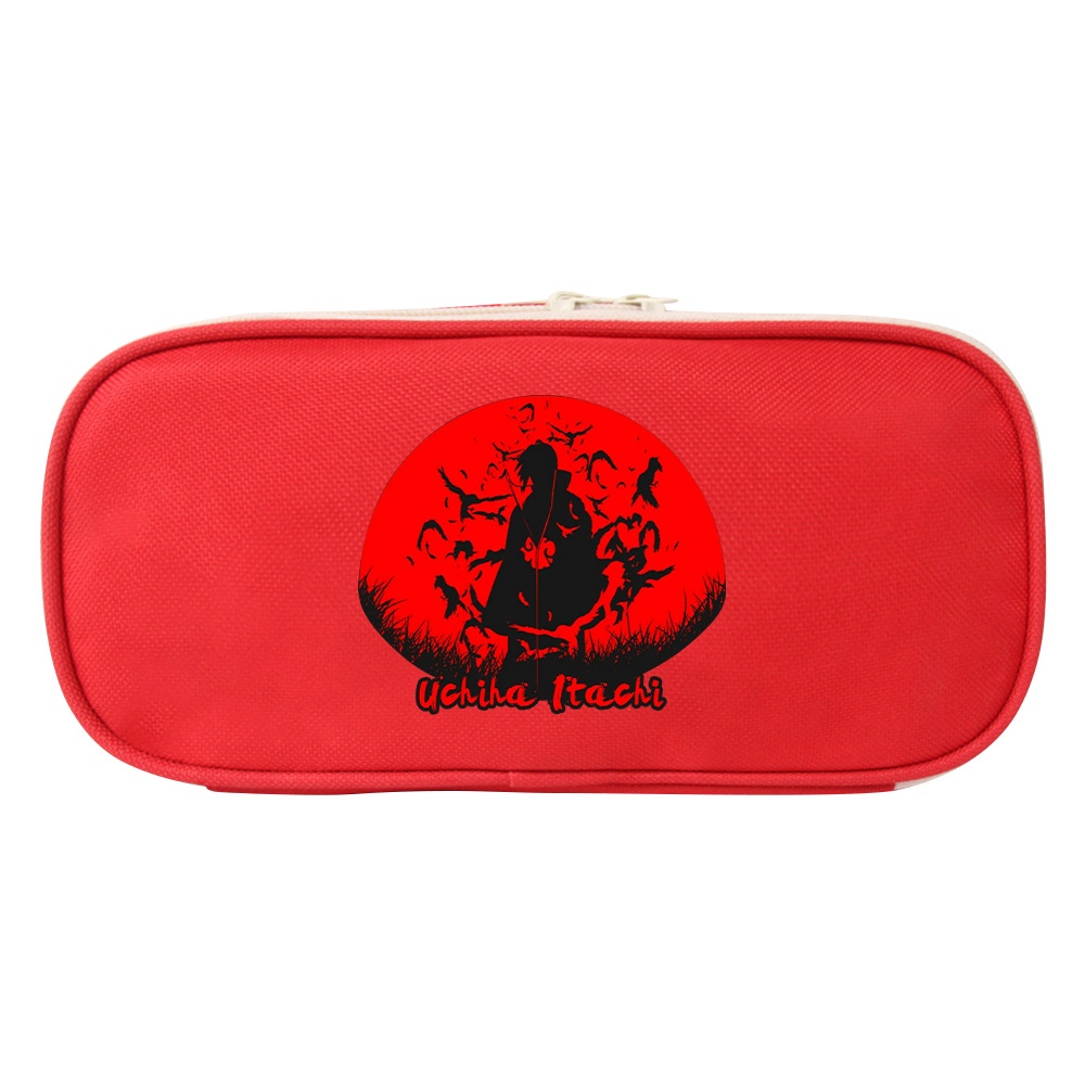 Bóp Viết Vải Canvas Đa Năng In Hình Naruto Sasuke Kakashi Cho Bé