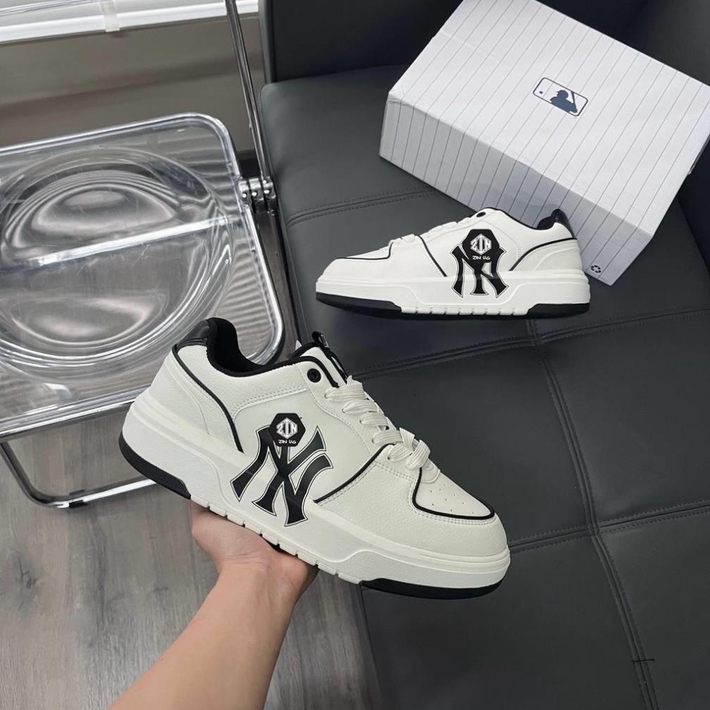 Giày Sneaker MLB Chunky  đen trắng full box bill