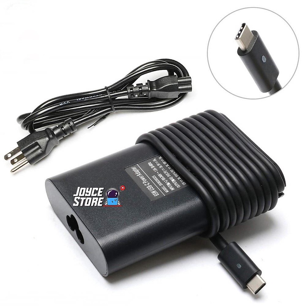 Sạc dành cho Laptop Adapter DELL 20V USB -C Công suất 30W, 45W, 65W, 90W, 130W