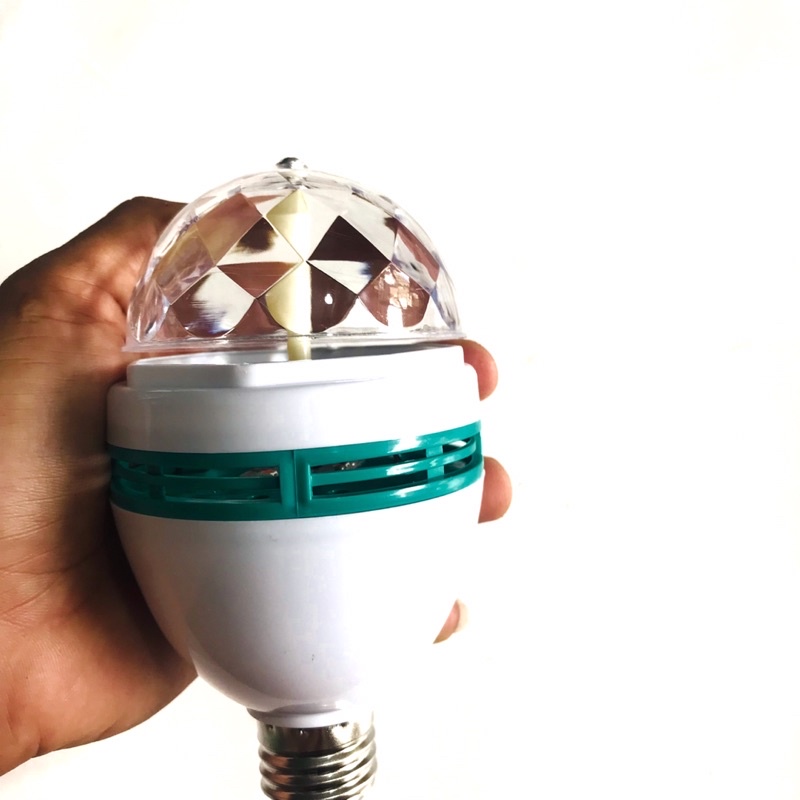 Đèn cầu xoay mini