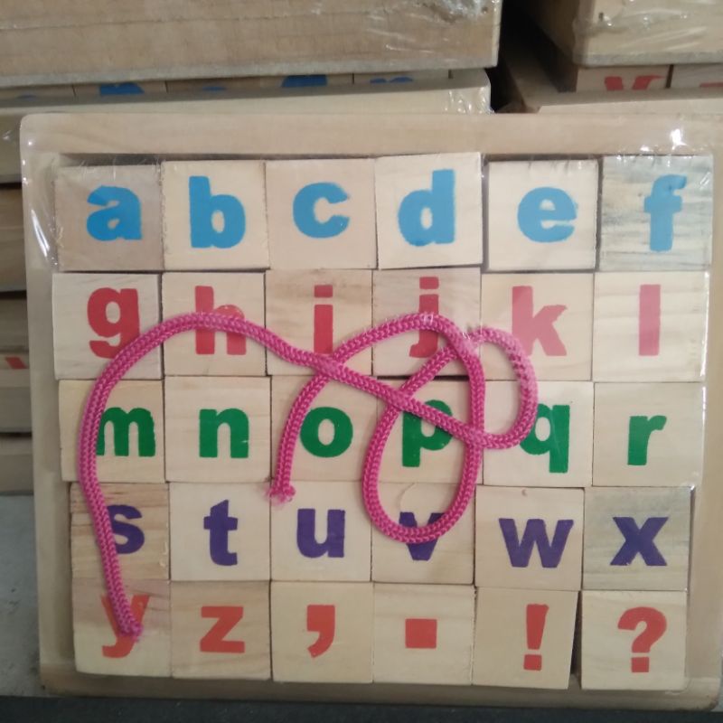 Bộ Đồ Chơi Bảng Chữ Cái / MERONCE ABJAD Bằng Gỗ Dành Cho Trẻ Em