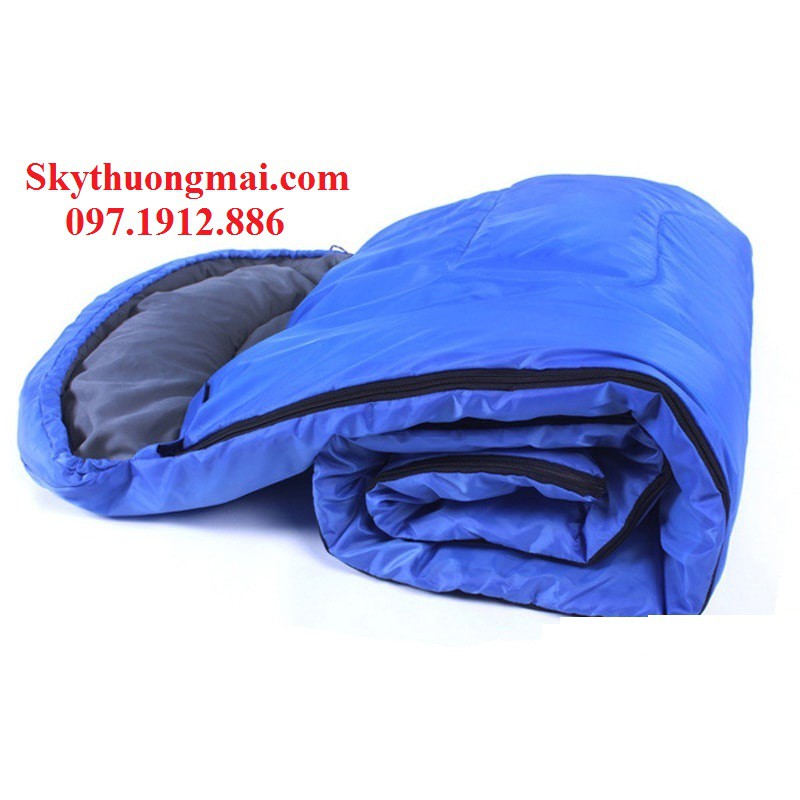 [HÀNG LOẠI 1 - 1KG] Túi ngủ văn phòng - túi ngủ du lịch màu xanh dương | BigBuy360 - bigbuy360.vn