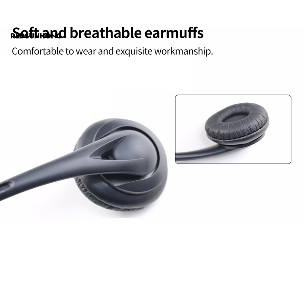 Tai Nghe Chụp Tai 3.5mm Kèm Micro Siêu Bền Tiện Dụng Cho Văn Phòng/ Xe Tải