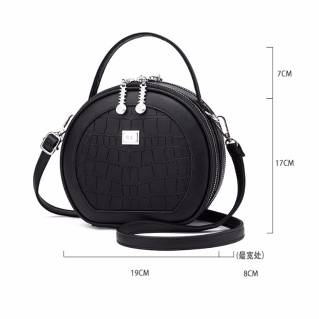 [Mã SKAMLTSM11 giảm 10% đơn 99K] Túi hộp tròn đeo chéo cao cấp da mềm thời trang TT 134 | BigBuy360 - bigbuy360.vn