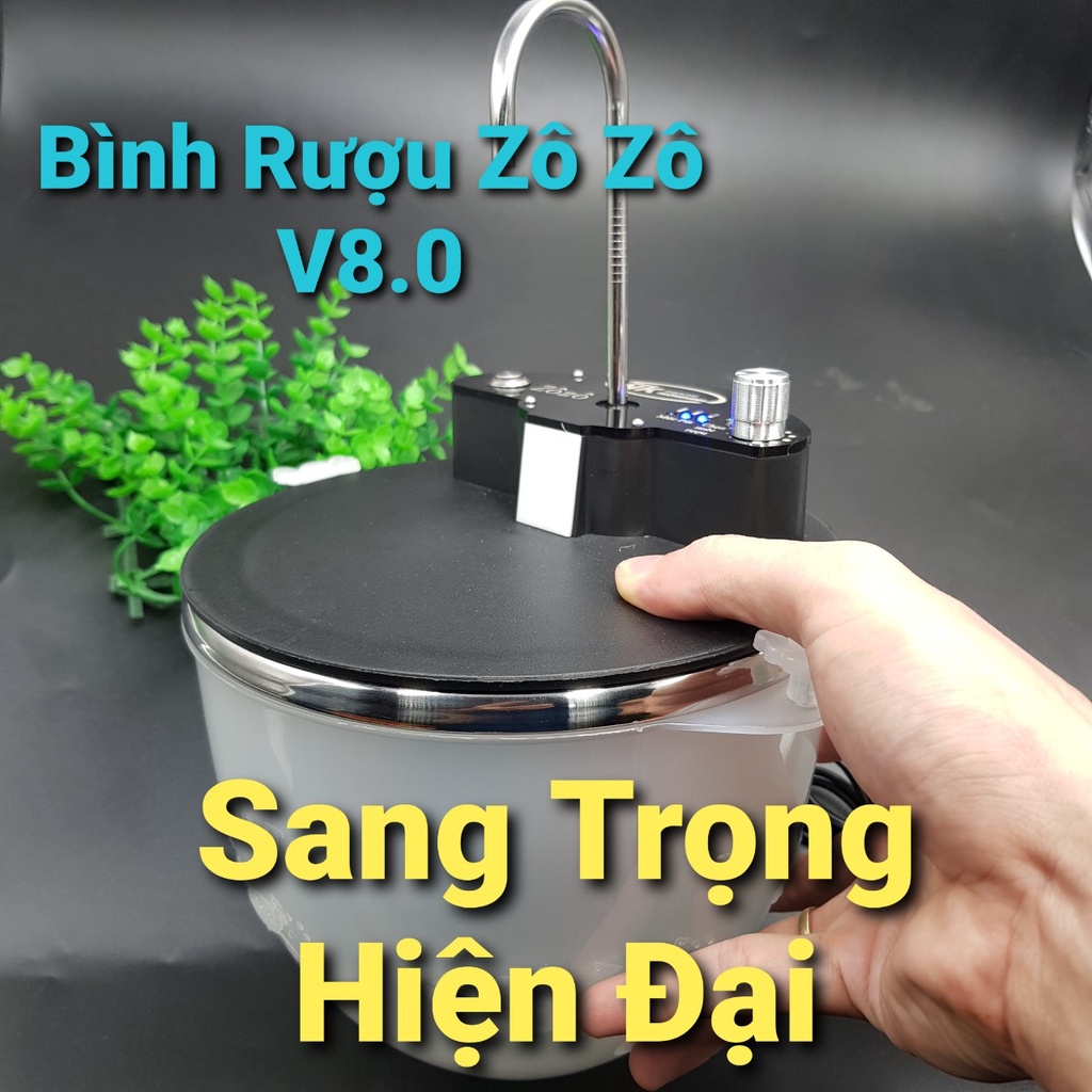 Bình Rót Tự Động Zô Zô Phiên Bản Cải Tiến Dụng cụ làm lạnh rượu tự động thông minh