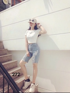 ☀️ Quần Jeans Ngố Rách Nhiều