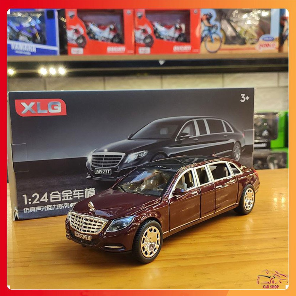 Xe mô hình Mercedes-Benz Maybach S600 tỉ lệ 1:24 XLG cao cấp