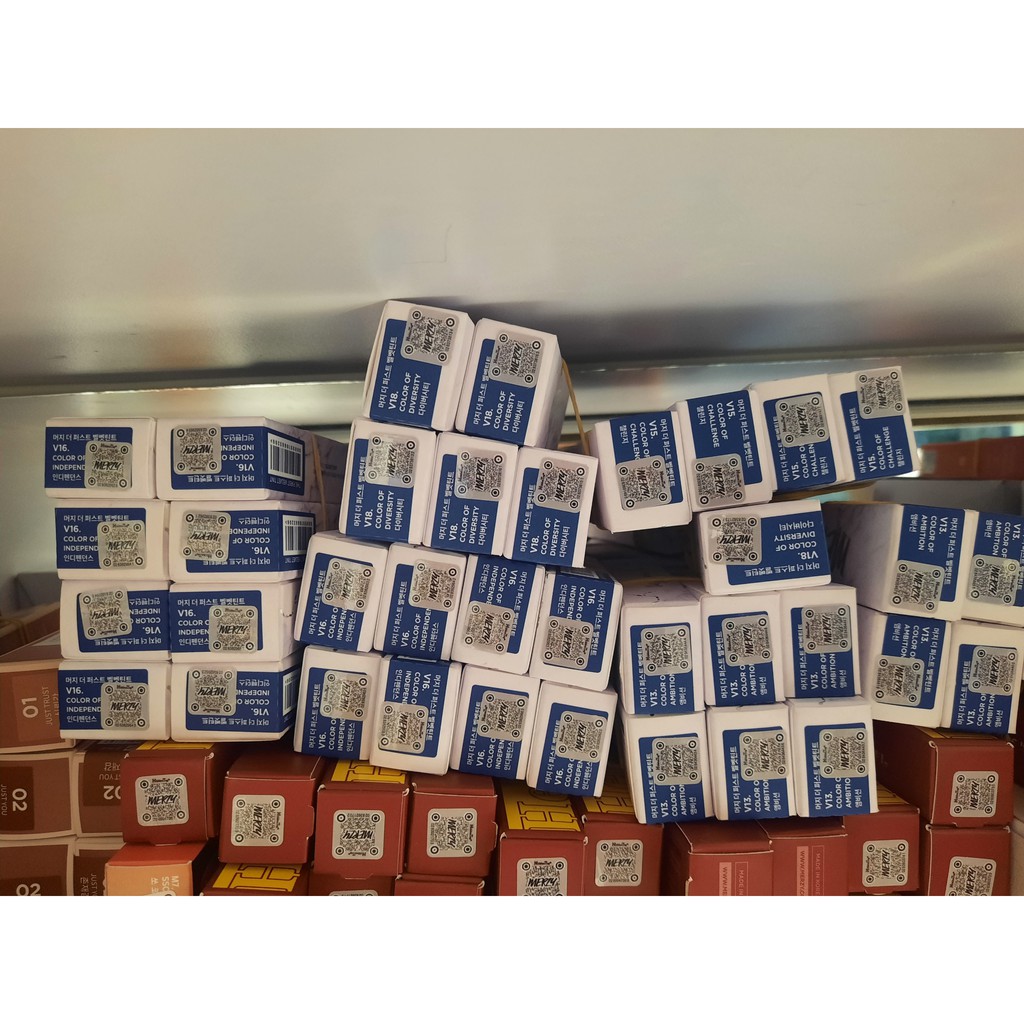 Son Merzy The First Velvet Tint Ver 3 - Merzy vỏ xanh - Season 3