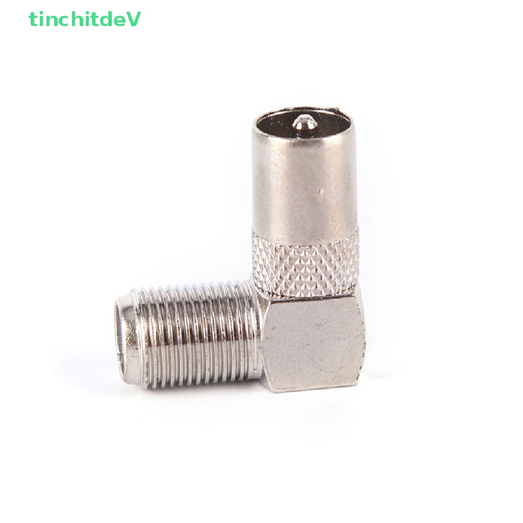 1 Đầu Nối Dây Cáp Đồng Trục RF Góc 90 Độ Cho TV