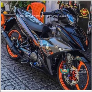 Tem rời exciter 150 y1zr cam xám uv
