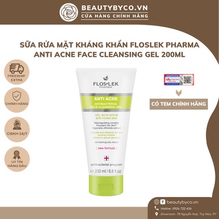 Sữa Rửa Mặt Floslek Cho Da Nhờn Mụn Floslek Anti Acne Bacterial Face Cleansing Gel 125ml/200ml