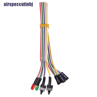 Dây cáp nguồn atx pc 2 công tắc on / off / reset có đèn led