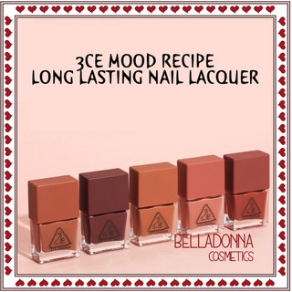 Sơn Móng Tay 3CE Mood Recipe Long Lasting Nail Lacquer 10ml
