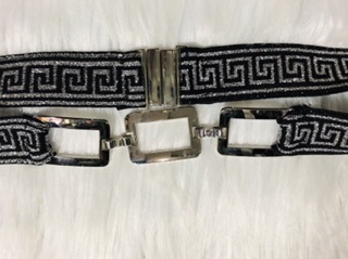Thắt lưng thun nhũ. Bản 2cm. Cài sau