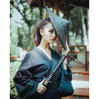 Nón kiếm hiệp màu đen